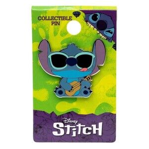 Disney Lilo and Stitch: Stitch Ukulele Collectible Enamel Pin - NEW